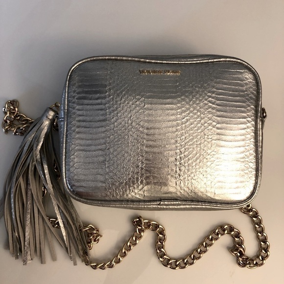 Victoria’s Secret Crossbody Metallic Tassel Bag - Picture 2 of 7